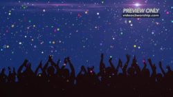 Read more about the article Celebration Crowd And Falling Confetti