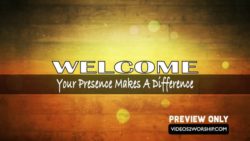 Read more about the article Welcome To Worship Text Backdrop