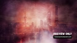 Textured City Skyline Background