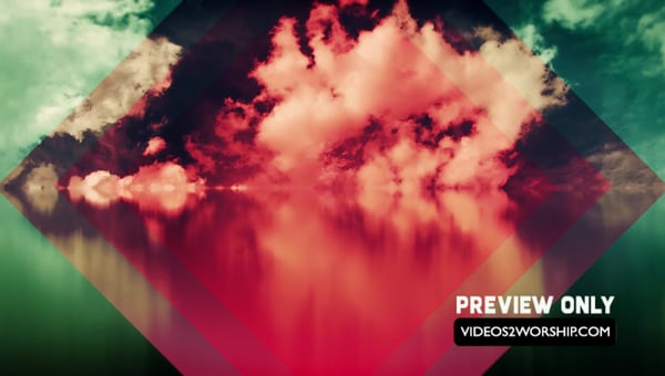 Colorful Spring Clouds Background