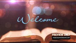 Read more about the article Church Welcome Open Bible Background