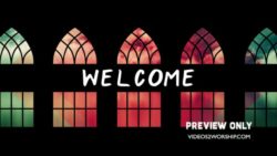 Read more about the article Church Windows Welcome Background Loop