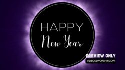 Happy New Year Title Graphics Background