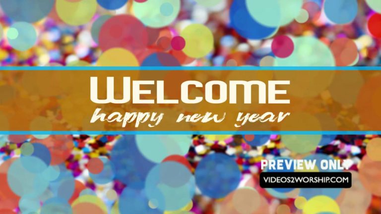 Read more about the article New Years Welcome Title Background