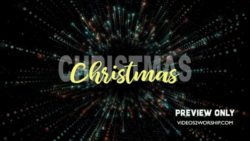 Read more about the article Abstract Christmas Title Backdrop Loop