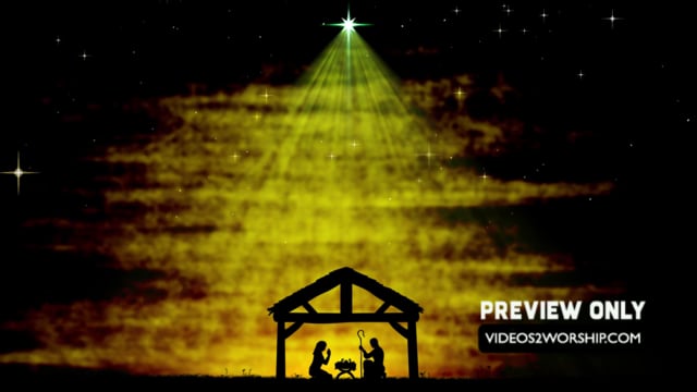 Christmas Night Nativity Star Background