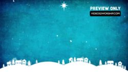 Read more about the article Christmas Village And Falling Snow