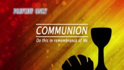 Read more about the article Communion Cup And Bread Motion