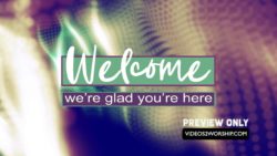 Colorful Blurred Waves Welcome Title Loop