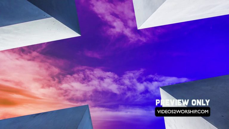 Read more about the article Geometric Cross And Colorful Clouds Motion