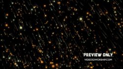 Falling Glowing Stars Graphics Background