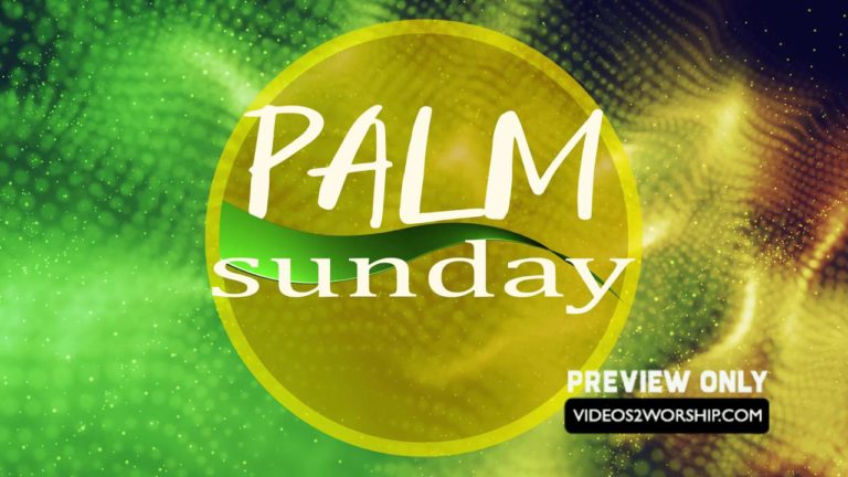 Read more about the article Green Palm Sunday Graphics Title Loop