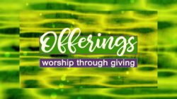 Tithe And Offerings Title Graphics Background