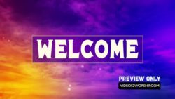 Read more about the article Colorful Clouds Welcome Title Graphics Loop