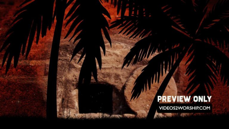 Read more about the article Easter Empty Grave And Palm Trees Loop