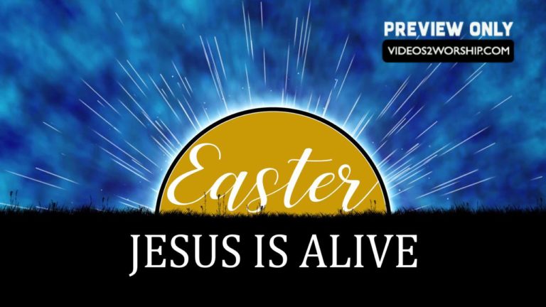 Read more about the article Easter Motion Graphics Jesus Is Alive
