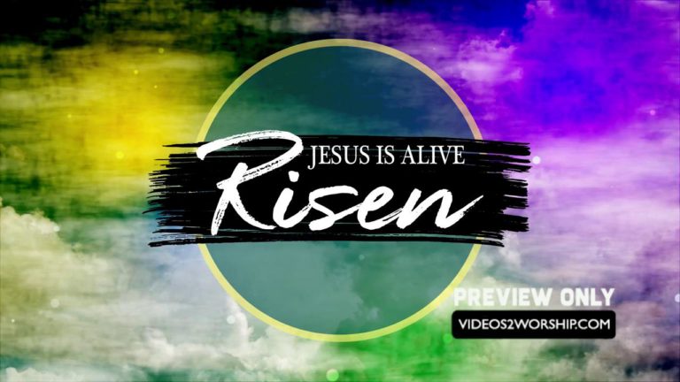 Read more about the article Easter Risen Title Worship Motion Loop