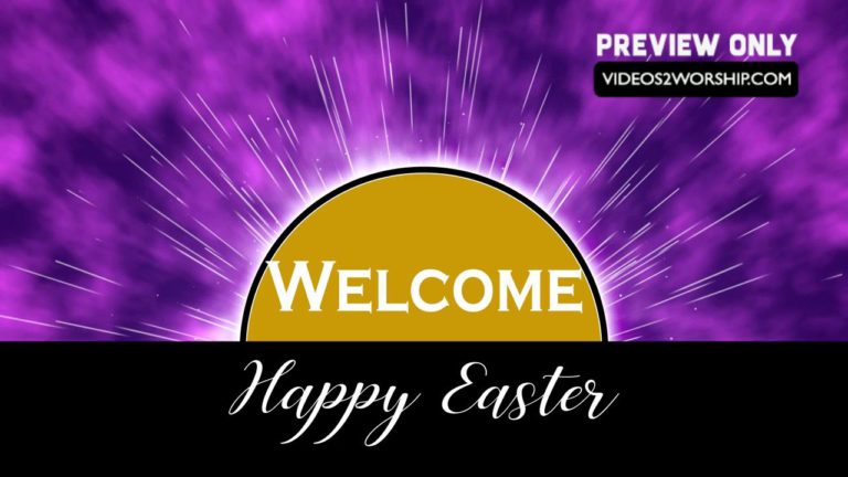 Read more about the article Happy Easter Welcome Title Motion Loop