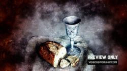 Communion Elements Wine And Bread