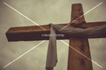 Cross With White Cloth