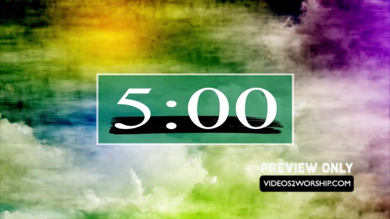 Read more about the article Colorful Clouds 5 Minutes Countdown