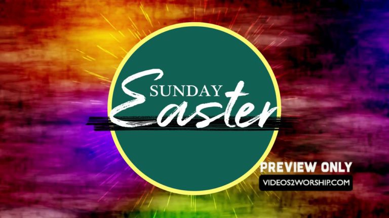 Read more about the article Colorful Easter Sunday Title Graphics