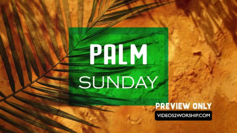 Read more about the article Palm Sunday Text Motion Worship Loop