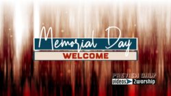 Memorial Day Welcome Title Graphics
