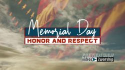 Memorial Day Honor And Respect Title