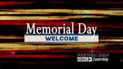 Memorial Day Welcome Text Graphics Motion