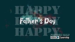 Happy Fathers Day Text Worship Graphics
