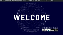 Sphere Welcome Motion Worship Graphics
