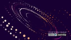 Tilted Colorful Spirals Motion Graphics Loop