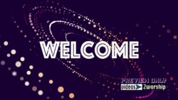 Welcome Tilted Colorful Spirals Graphics Loop