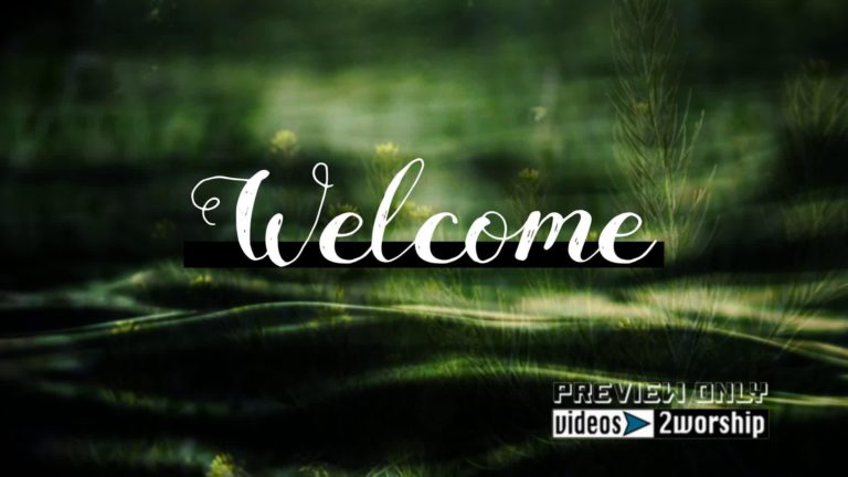 Read more about the article Welcome Title Graphics Video Loop