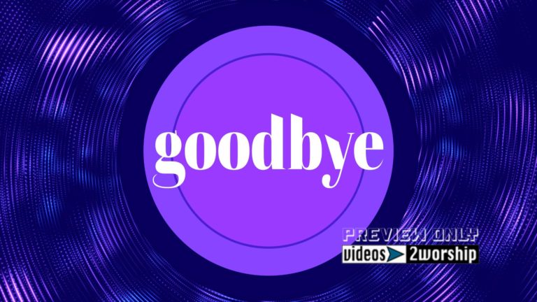 Read more about the article Church Goodbye Motion Title Graphics Loop