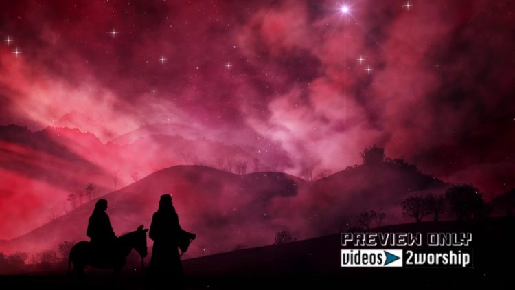 Mary And Joseph Near Bethlehem