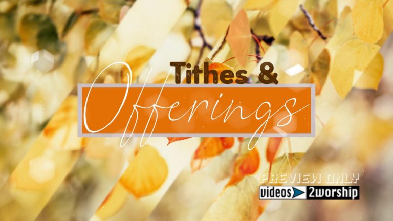 Read more about the article Tithes And Offerings Golden Leaves Motion