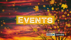 Events Fall Motion Graphics Title Backdrop