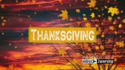 Thanksgiving Title Worship Graphics Loop