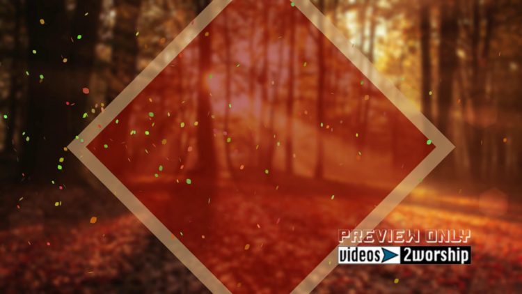 Thanksgiving Church Worship Motion Loop