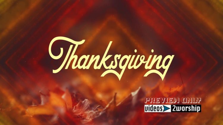 Thanksgiving Title Background Graphics
