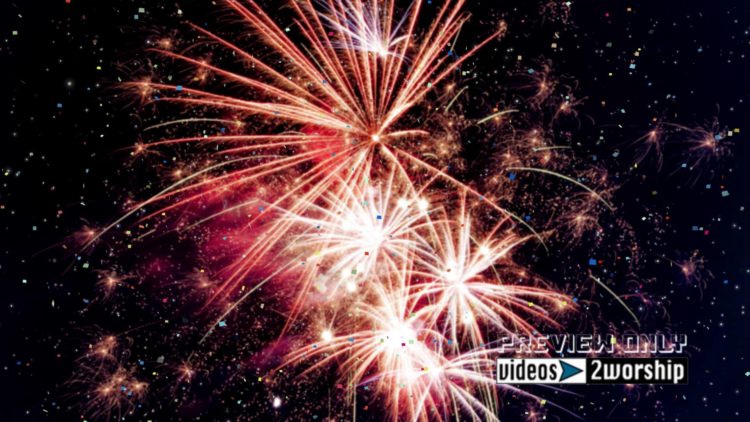 Free Confetti And Fireworks New Years Loop