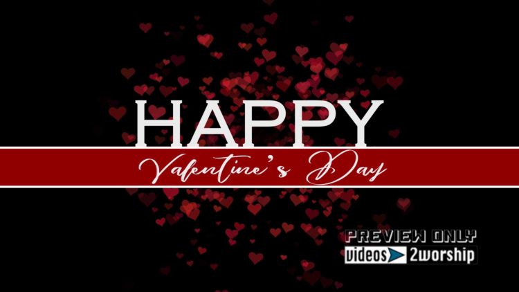 Happy Vanentines Day Hearts And Text