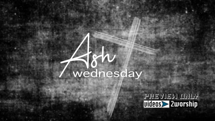 Ash Wednesday Title Graphics Motion Loop