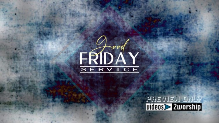 Good Friday Service Title Background