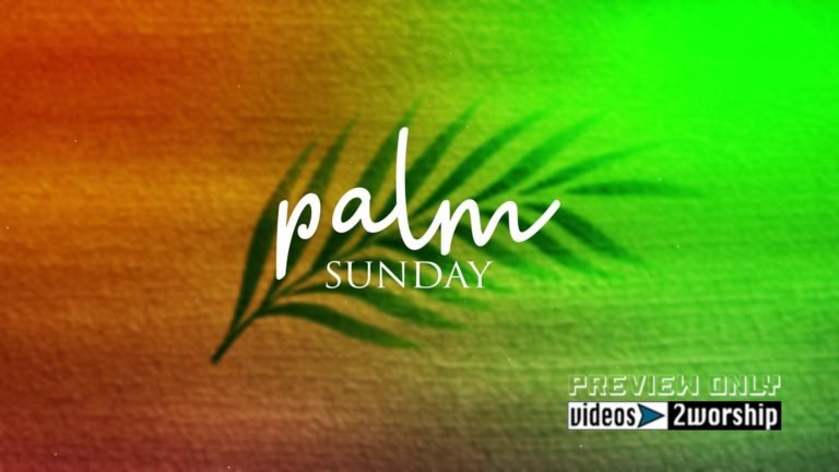 Read more about the article Palm Sunday Branch Title Worship Motion