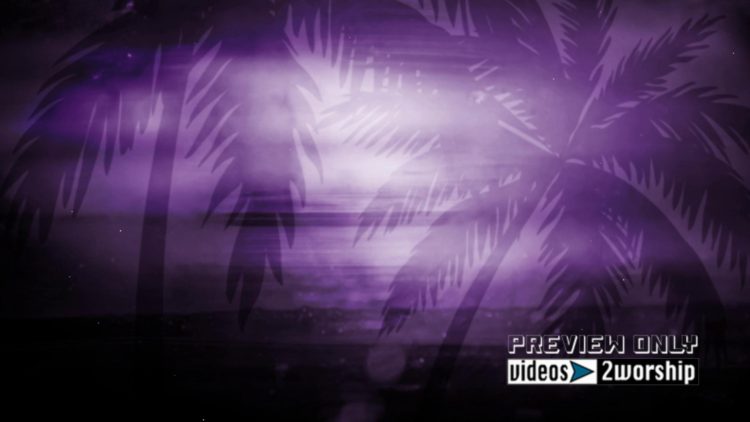 Textured Palm Trees Jesus Enters Jerusalem