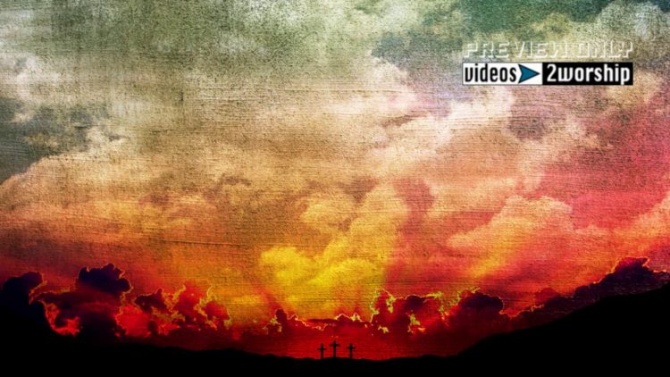 Three Easter Crosses Textured Motion Loop