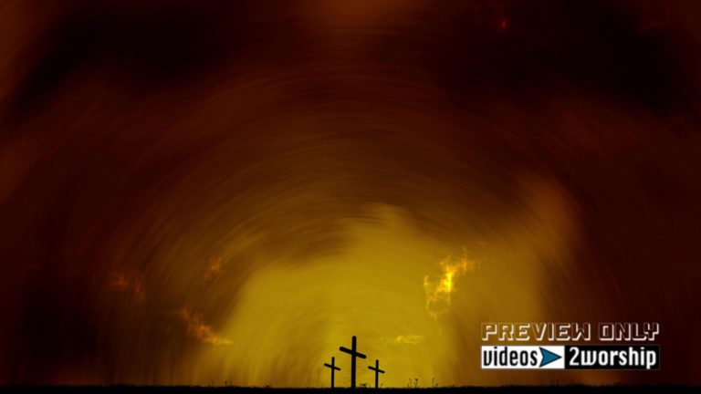 Read more about the article Good Friday Three Crosses And Lightening